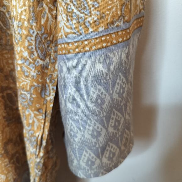 Rock Flower Paper Juliet Mustard Floral Tassel Tunic - Picture 5 of 9